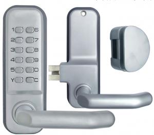 OS219 Mechanical pushbutton lever handl door lock